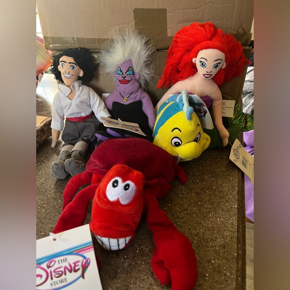 Disney Little Mermaid Bean Bag Set